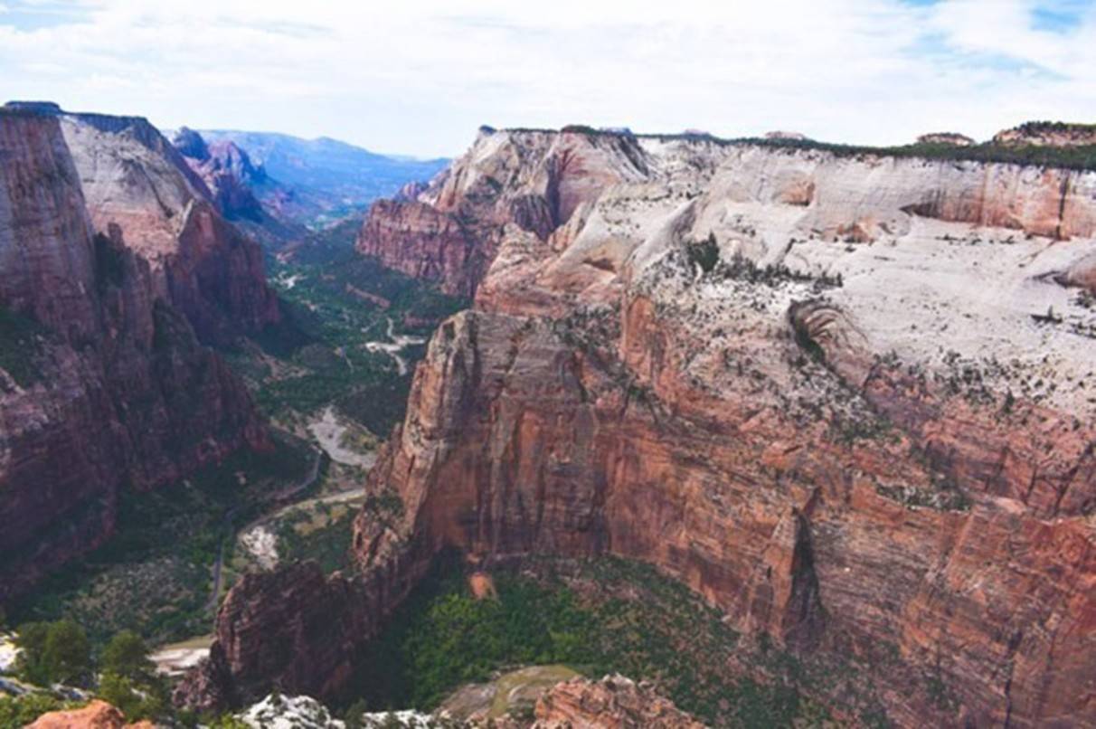 Photo of large canyons